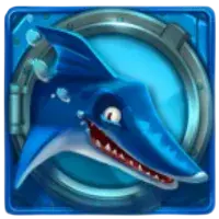 Blue Shark medium-value symbol in Razor Shark slot