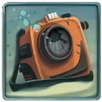 Underwater camera low-value symbol in Razor Shark slot