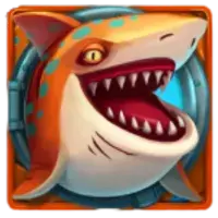 Orange Shark high-value symbol in Razor Shark slot