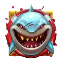 Wild Shark symbol substituting all regular symbols in Razor Shark